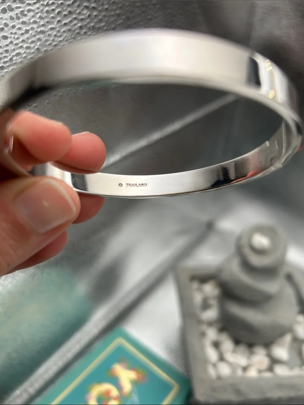 Coach Signature C Hinged Bangle Bracelet - Picture 7 of 8
